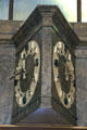 Wall clock of Los Angeles Union Station. Los Angeles, CA.