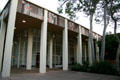 Schoenberg Music Hall with history of music mural by Richard Haines. Los Angeles, CA.
