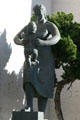 Statue at entrance of Beverly Hills Washington Mutual building. Beverly Hills, CA.