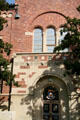 Bovard Administration Building side entrance at USC. Los Angeles, CA.
