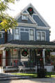 Heritage house beside Salisbury House in LA's North University Park Historic District. Los Angeles, CA.
