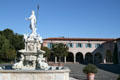 Malaga Cove Plaza with Fontana del Nettuno. Rancho Palos Verdes, CA.