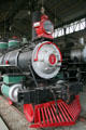 Nose of Stockton Terminal & Eastern steam locomotive #1 at Travel Town Museum. Los Angeles, CA.