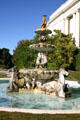 Seahorse fountain at Henry E. Huntington Library. San Marino, CA.