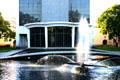 Water Forms fountain sculpture by George Baker & Millikan Building at Cal Tech. Pasadena, CA.