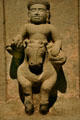 Mangala upon a goat of sculpted sandstone stele of planetary deities from Cambodia in Norton Simon Museum. Pasadena, CA.