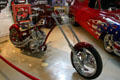 Intimidator custom chopper at San Diego Automotive Museum. San Diego, CA.