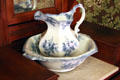 Basin & pitcher at Davis House Museum. San Diego, CA.