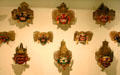 Indonesian spirit face masks at Mingei Museum. San Diego, CA.