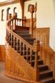 Carved stairway in A.K. Smiley Library. Redlands, CA.
