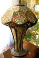 Tiffany-style lamp at Historical Glass Museum. Redlands, CA.