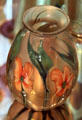 Glass vase by Lotton Art Glass at Historical Glass Museum. Redlands, CA.