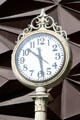 Antique street clock at San Bernardino County Museum. Redlands, CA.