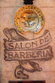 Barber shop sign at Mission Inn. Riverside, CA.