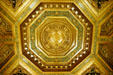 City Hall Board of Supervisors chambers ceiling detail. San Francisco, CA.