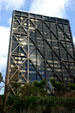 One Maritime Plaza with exterior X braces. San Francisco, CA.