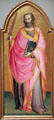 St Paul painting by Lorenzo di Niccolo of Florence, Italy at Legion of Honor Museum. San Francisco, CA.