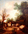 Landscape with Country Carts painting by Thomas Gainsborough at Legion of Honor Museum. San Francisco, CA.