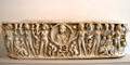 Roman marble season sarcophagus at Legion of Honor Museum. San Francisco, CA.