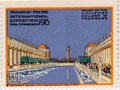 Court of the Universe Column of Progress poster stamp from Panama-Pacific International Exposition. San Francisco, CA.