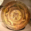Earthenware bowl with birds from Eastern Iran at Asian Art Museum. San Francisco, CA.