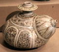 Satchanalai stoneware pouring vessel from Thailand at Asian Art Museum. San Francisco, CA.