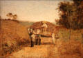 Boy Driving a Wagon painting by Albert Pinkham Ryder at de Young Museum. San Francisco, CA.