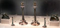 Old Mission Kopper Kraft candlesticks & bookends by Frederick Theodore Brosi of San Francisco, CA at de Young Museum. San Francisco, CA.