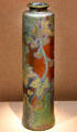 Glazed earthenware vase by Jacques Sicard of Weller Pottery, Zanesville, OH at de Young Museum. San Francisco, CA.