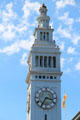 Ferry Building clock tower. San Francisco, CA.