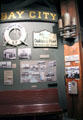 Display of Bay Area water transport at Maritime National Park Welcome Center. San Francisco, CA.
