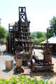 Details of stamp mill at Mariposa Museum. Mariposa, CA.