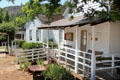 Counts House & Mariposa Gazette building at Mariposa Museum. Mariposa, CA.