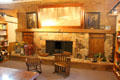 Gift shop & reception area at Mariposa Museum. Mariposa, CA.