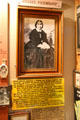 Portrait of Jessie Benton Fremont, wife of Gen. Fremont, at Mariposa Museum. Mariposa, CA.