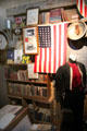 Contents of heritage school room at Mariposa Museum. Mariposa, CA.