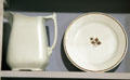 Pitcher & plate at Mariposa Museum. Mariposa, CA.