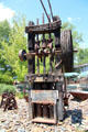 Gold mining stamp mill in Coulterville park on Main St. Coulterville, CA.