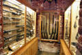 Rifle collection at Tuolumne County Museum. Sonora, CA.