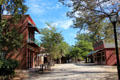 Washington streetscape of Old West at Columbia State Historic Park. Columbia, CA.