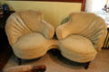 Split love seat at Pardee Home Museum. Oakland, CA.