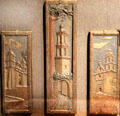 Decorative tiles became popular in California after 1915 at Oakland Museum of California. Oakland, CA.