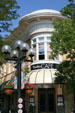 Boulder Café building with elaborate cornice. Boulder, CO.
