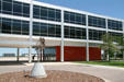 Harmon Hall administration building of USAF Academy. Colorado Springs, CO.