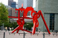 Lau Tzu by Mark di Suvero against Denver Public Library. Denver, CO.