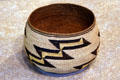 Yurok trinket basket at Denver Art Museum. Denver, CO.