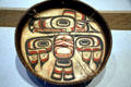 Tlingit rawhide drum with image of eagle at Denver Art Museum. Denver, CO.