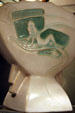 Silhouette Art Deco vase by Roseville Pottery of Zanesville, OH at Kirkland Museum. Denver, CO.