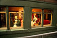 Wooden passenger coach at Forney Museum. Denver, CO.