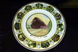 Missouri Pacific Lines plate with state flowers at Colorado Railroad Museum. CO.
